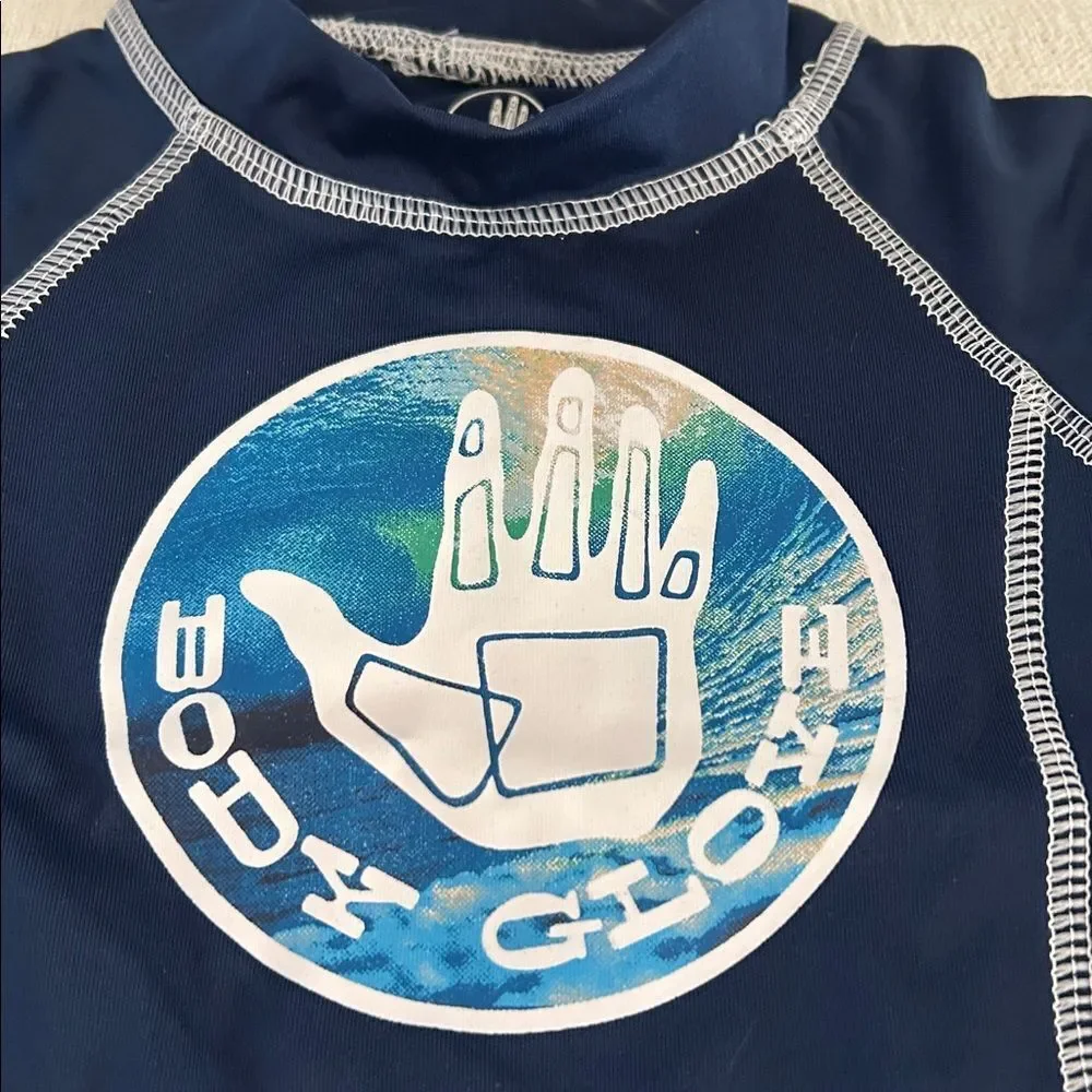 Body glove Bots Navy Rash guard Swim Set, size 4, NWT